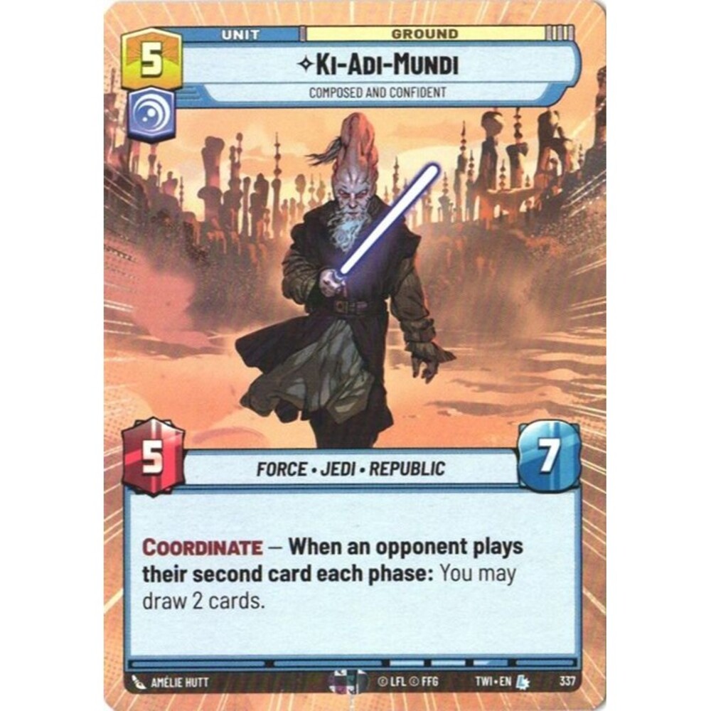 Ki-Adi-Mundi [Hyperspace] #337 Star Wars Unlimited: Twilight of the Republic